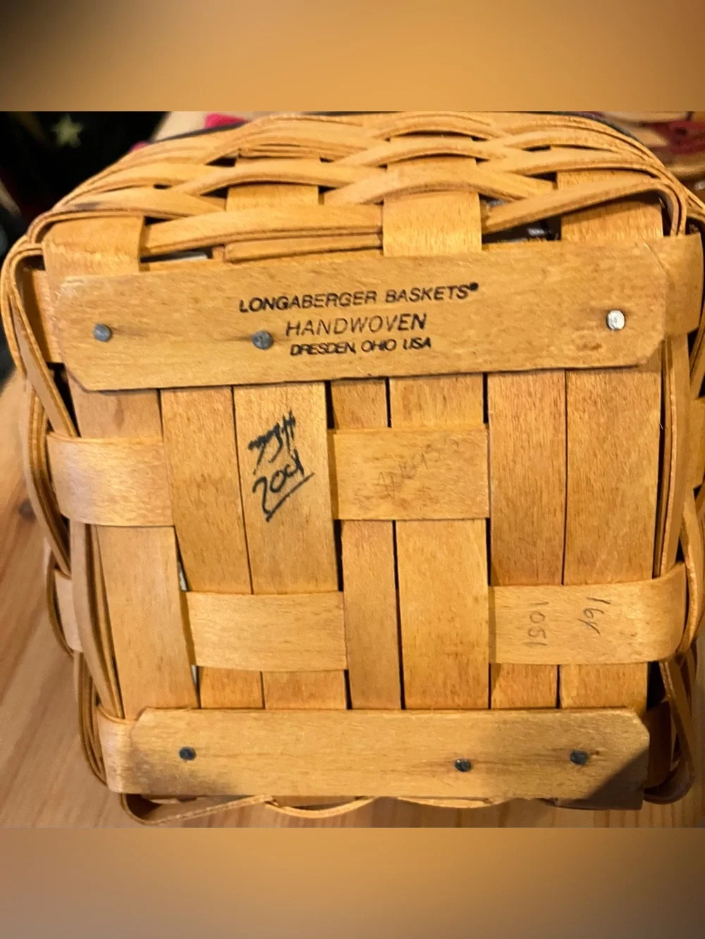 EUC Longaberger Woven Basket Lot of 11 items (see below description) make offer